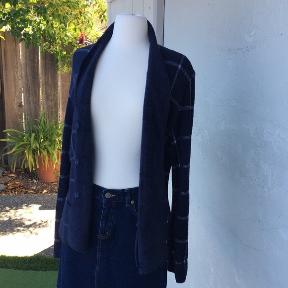 Armani Collezioni soft window pane blazer - Picture 6 of 8